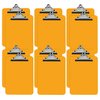 Better Office Products Plastic Clipboards, Durable, 12.5 x 9 Inch, Standard Metal Clip, Yellow, 12PK 45120